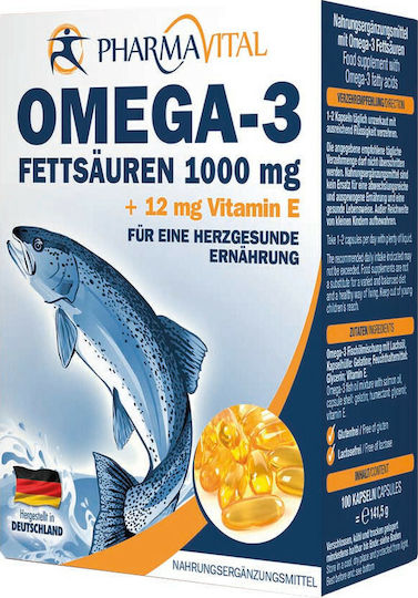 Pharmavital Omega 3 Ιχθυέλαιο 1000mg 100 Μαλακές Κάψουλες