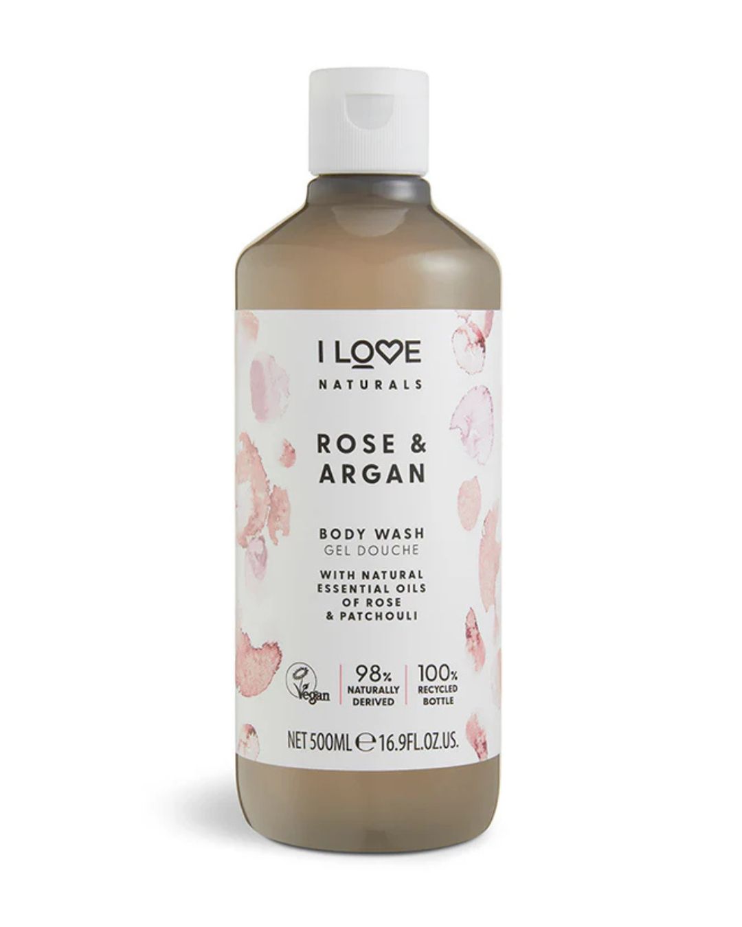 I LOVE Naturals Rose and Argan Αφρόλουτρο 500ml