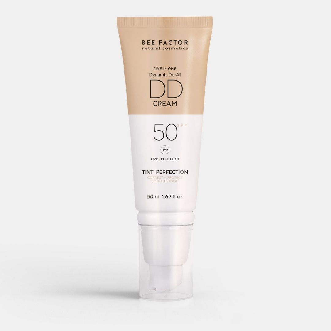 Bee Factor Five In One Dd 01 Ενυδατική Και Αντιγηραντική Κρέμα Προσώπου Ημέρας Με Spf50 Με Υαλουρονικό Οξύ 50m