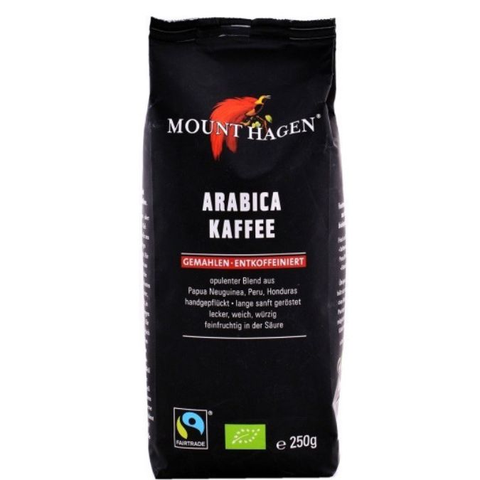 Mount Hagen Βιολογικός Καφές Φίλτρου Decaffeine Arabica 250gr