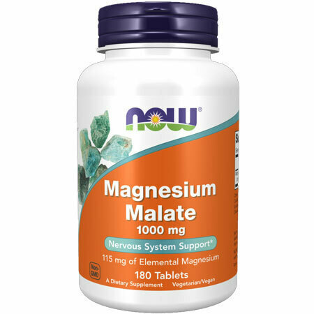 Now Foods Magnesium Malate 1000mg 180 Κάψουλες