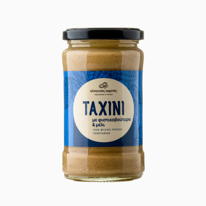 Ταχίνι Με Φυστικοβούτυρο Και Μέλι 300gr Ελληνικός Καρπός
