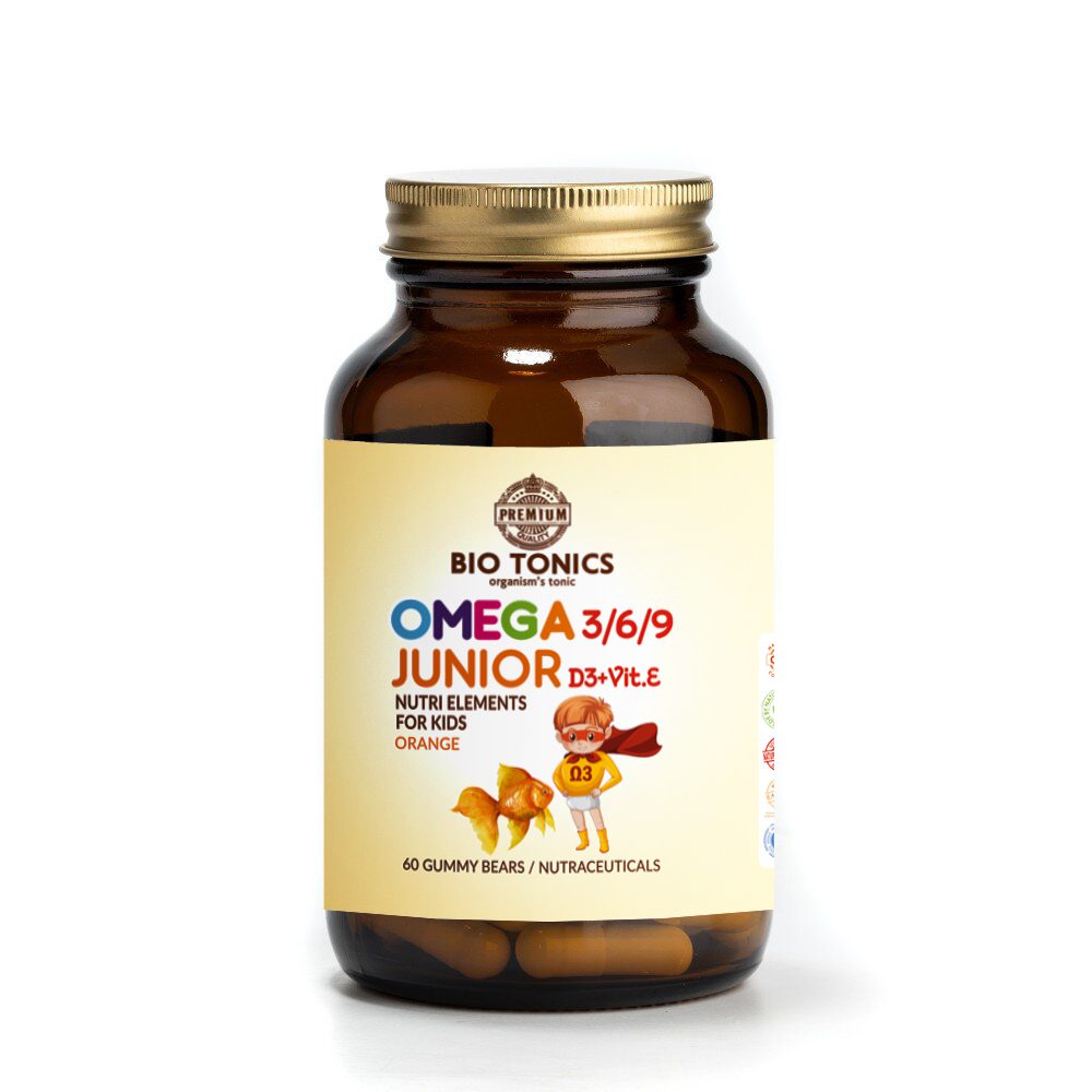 Παιδικό Συμπλήρωμα Διατροφής Omega 3/6/9 D3 + Vit. E 60gummies Bio Tonics