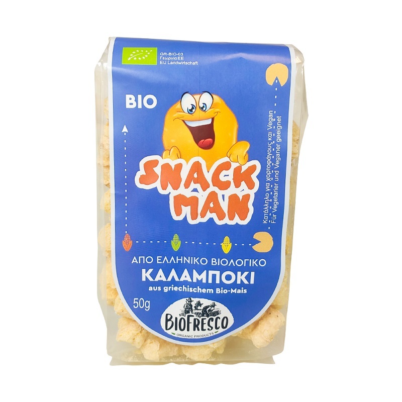 Βιολογικό Σνακ Καλαμποκιού 50gr Βιοφρέσκο